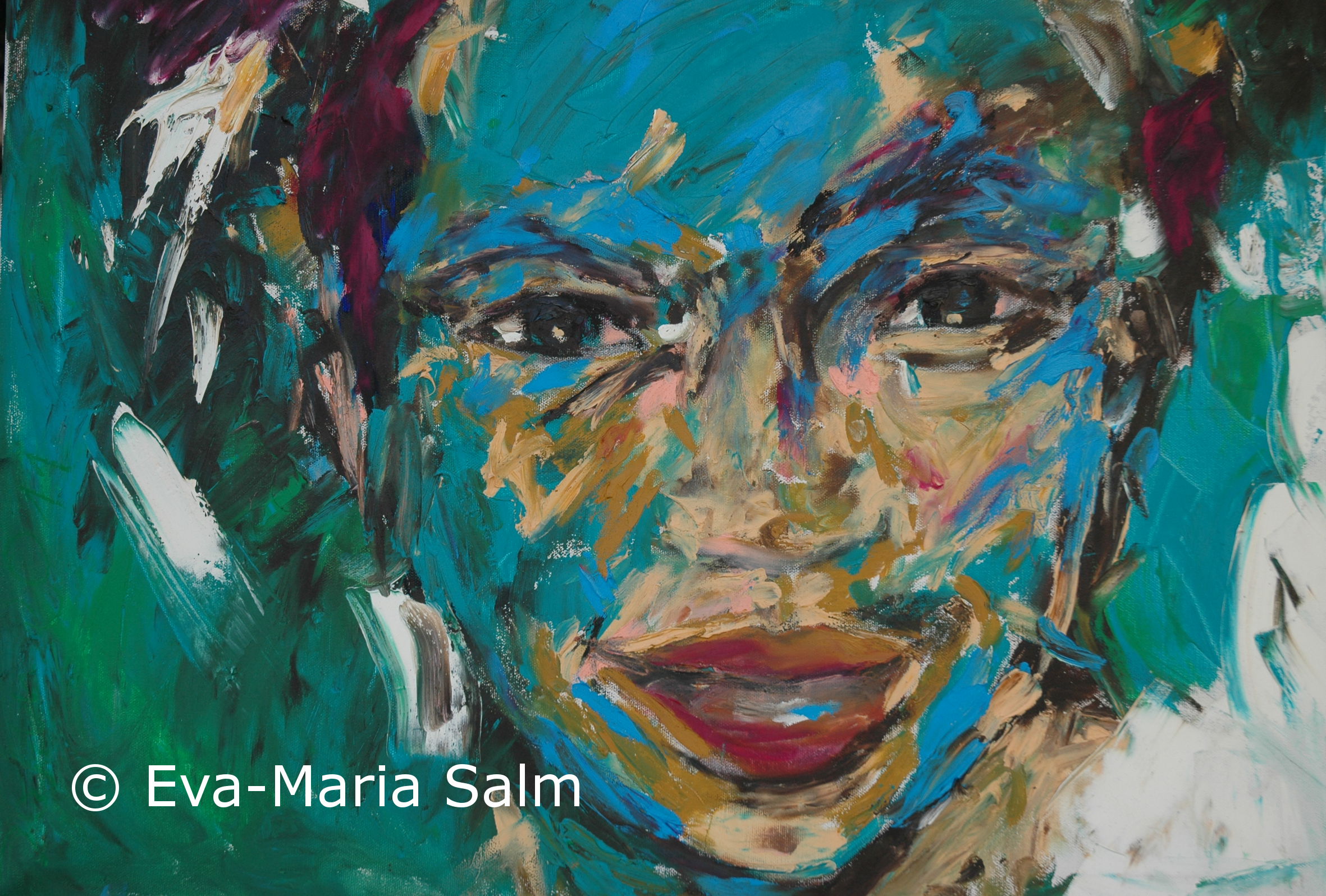 Eva-Maria Salm | Mathilda | 2012 | Öl auf Leinwand | 180 x 230 cm
